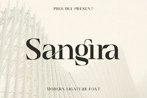 Sangira font