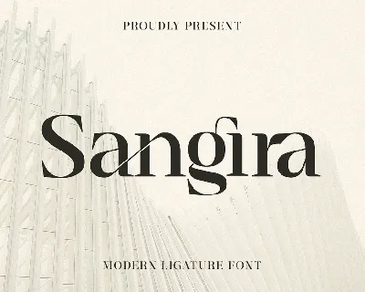 Sangira font