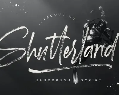 Shutterland Brush font