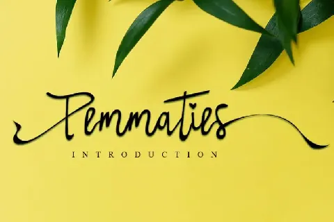 Temmaties Script font