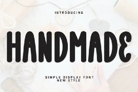 Handmade Display Typeface font