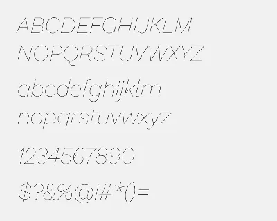 Helvetica Neue Italic Free Alternatives font