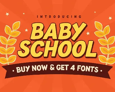 Baby School font