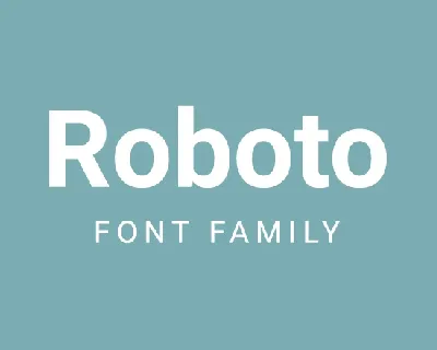 Roboto font