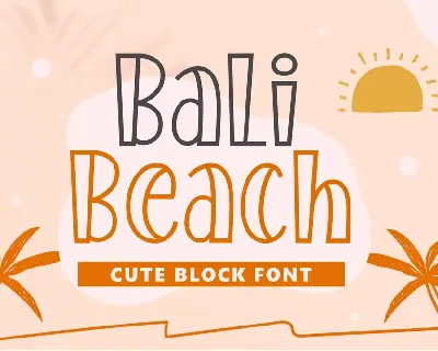 Bali Beach font