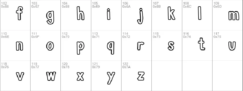 BOSCOW font