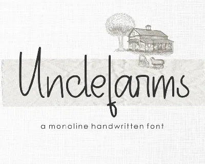 Unclefarms font