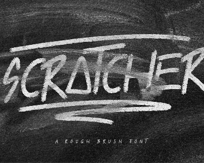 SCRATCHER font