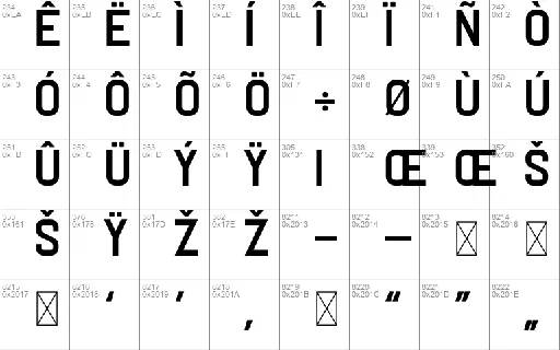 LANGOSTIONS font