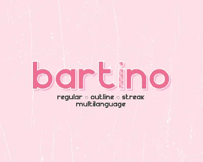 Bartino font