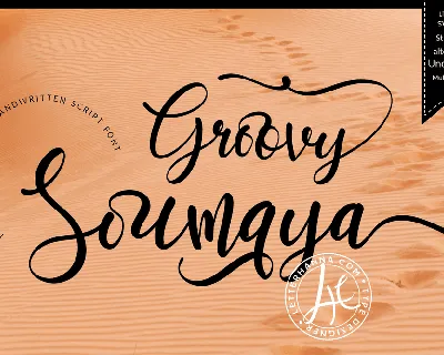Groovy Soumaya font
