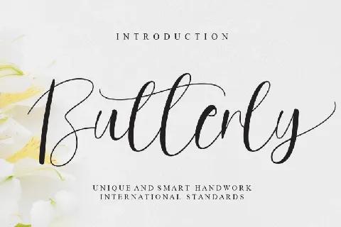 Butterly font