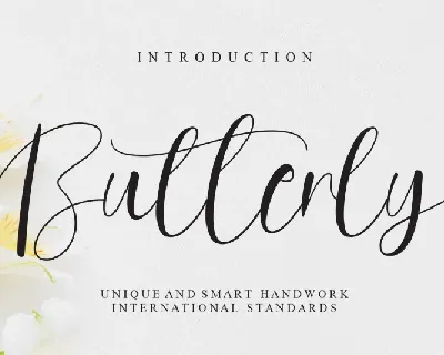 Butterly font