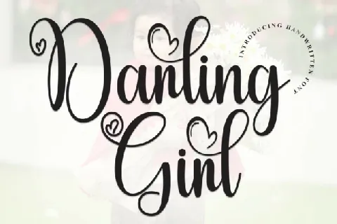 Darling Girl Script font