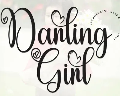 Darling Girl Script font