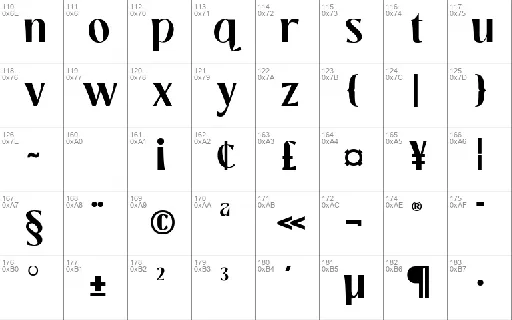 Marga font