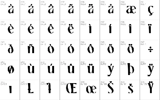 Marga font