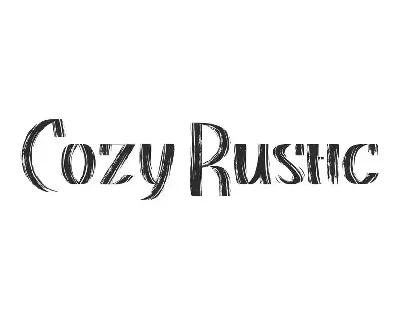 Cozy Rustic Demo font