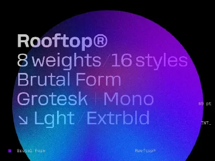 Rooftop Family font