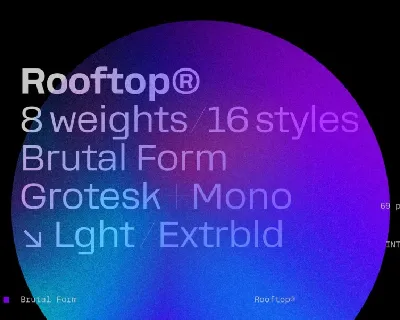 Rooftop Family font