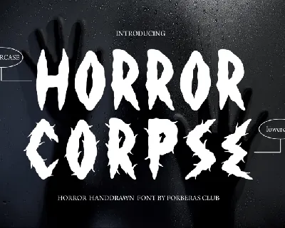 Horror Corpse font