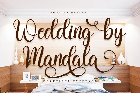 Wedding By Mandala font