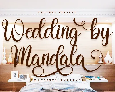 Wedding By Mandala font