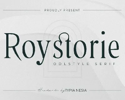 Roystorie font