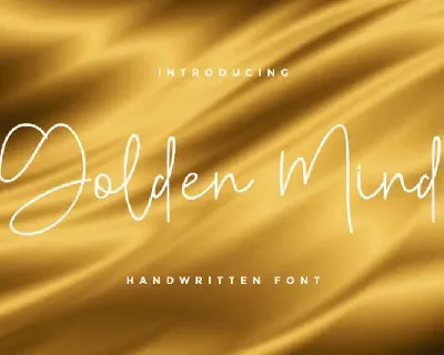 Golden Mind Script font