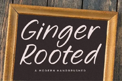 Ginger Rooted font