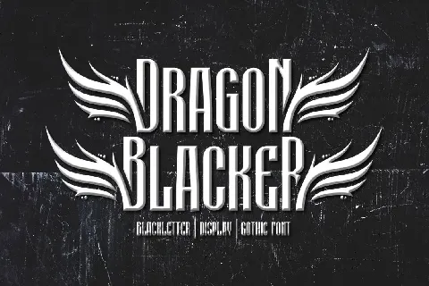 Dragon Blacker font