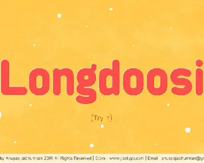 Longdoosi font