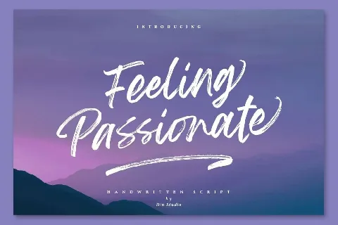Feeling Passionate font