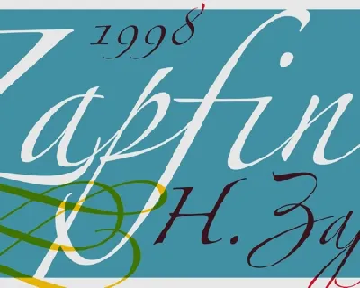 Zapfino font