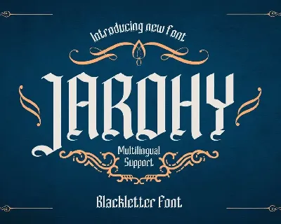 JAROHY font