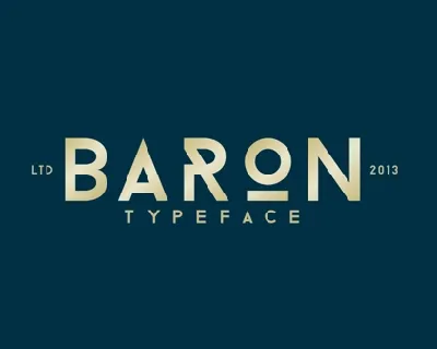 Baron Neue font