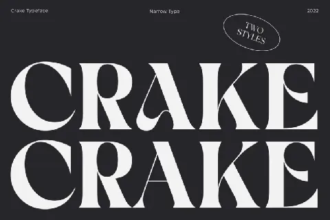 Crake Family font