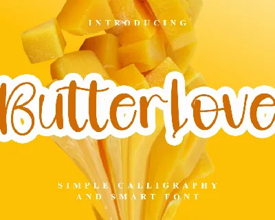 Butterlove font