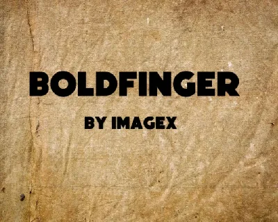 Boldfinger font