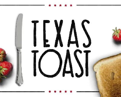 Texas Toast font