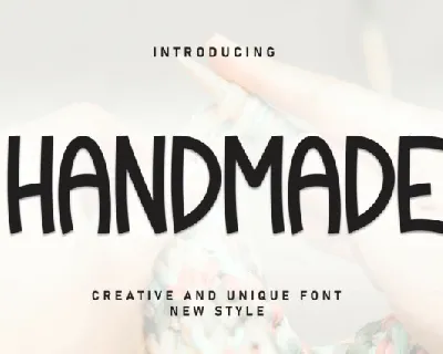 Handmade Display font