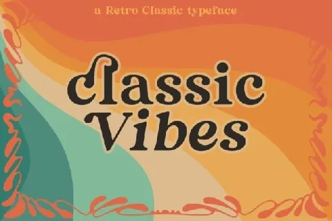 Classic Vibes Typeface font