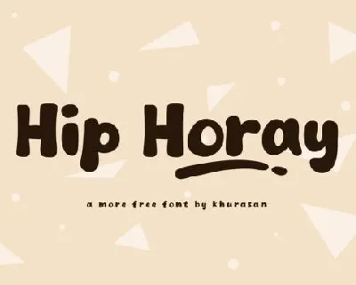 Hip Horay font