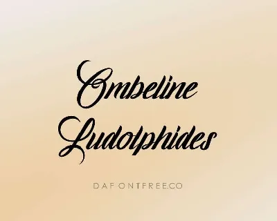 Ombeline Ludolphides font