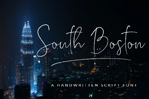 South Boston font