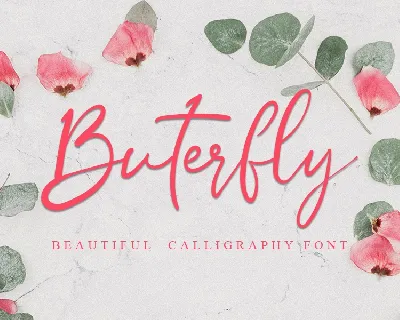 Baterfly font