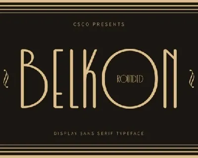 Belkon Rounded font