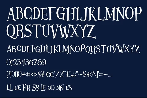 Lazarrous Display font