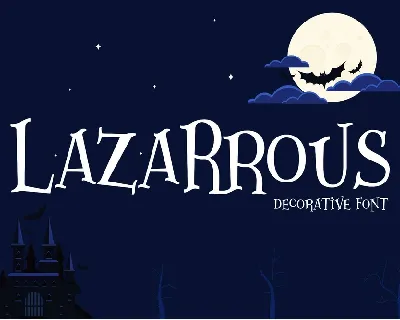 Lazarrous Display font