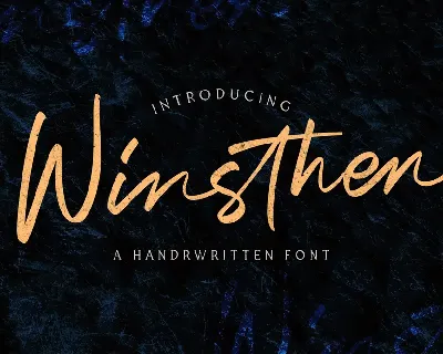 Winsthen font